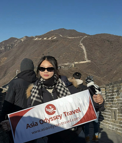 Wendy Asia Odyssey Travel at the Great Wall, Beijing