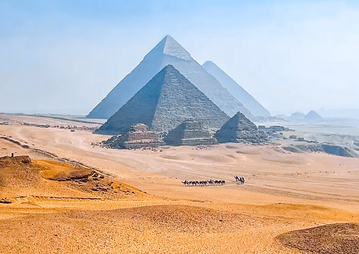 Great Pyramids of Giza, Cairo, Egypt