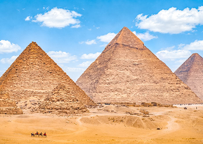 Great Pyramids of Giza, Cairo, Egypt