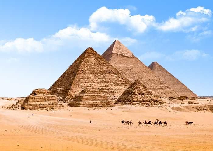 Great Pyramids of Giza, Cairo, Egypt
