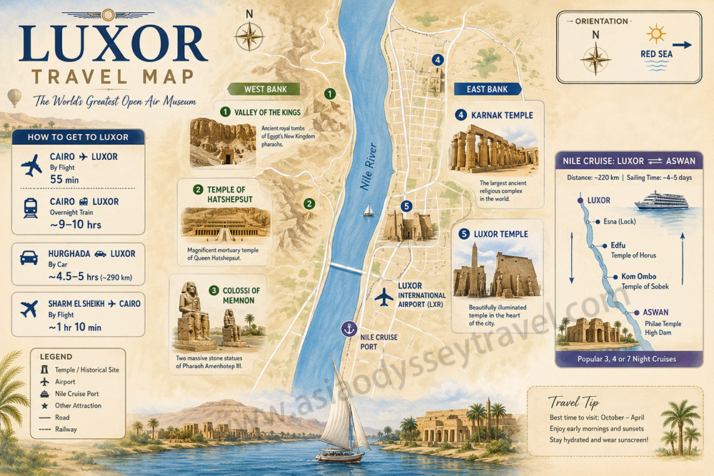 Luxor City Map