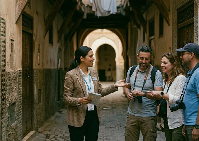 Fes Medina Navigation & Signal Loss Prevention