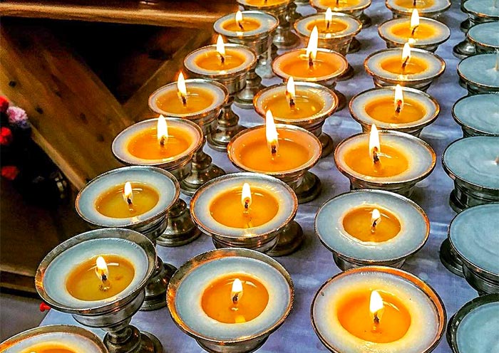 Butter Lamps, Kyichu Lhakhang
