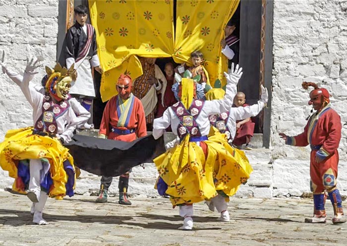 Cham Mask Dance, Paro Tshechu