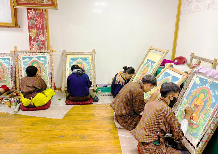 Bhutan Thangka Painting