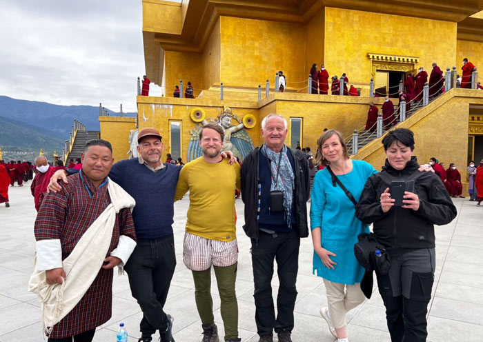 Happiness is visiting Buddha Point, Bhutan