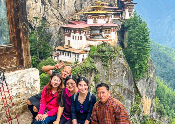 Happiness is Reaching Tiger's Nest