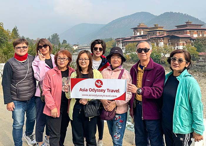 AOT Guests & Punakha Dzong, Bhutan