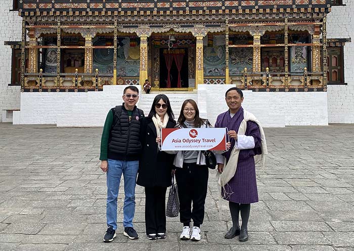 AOT Guests at Thimphu Dzong, Bhutan