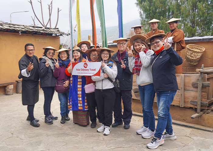 Our guests in Simply Bhutan Museum