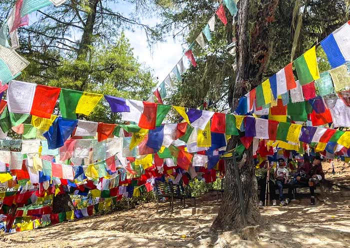 Prayer flags, Tiger's Nest