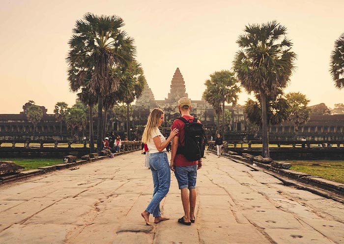 Our Guests at Angkor Wat