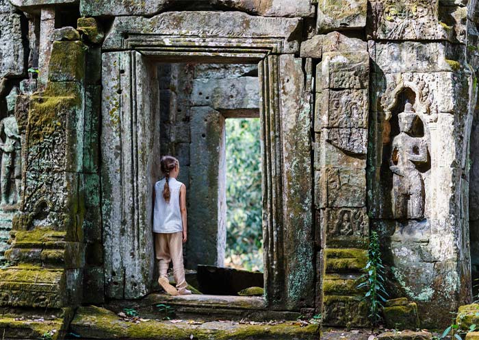 Strolling Through Angkor Wat