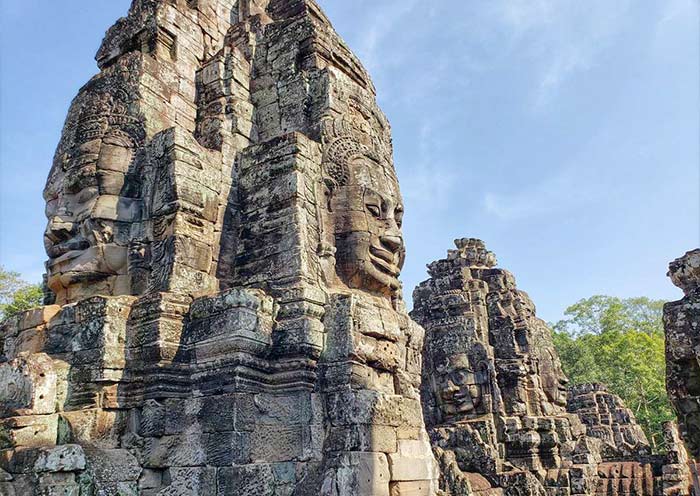 Bayon Temple's Stone Faces