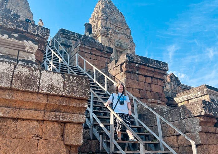 Our Guests Exploring Angkor Wat