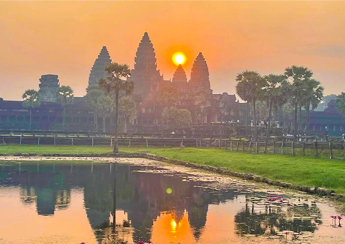The Sun Rises Over Angkor Wat