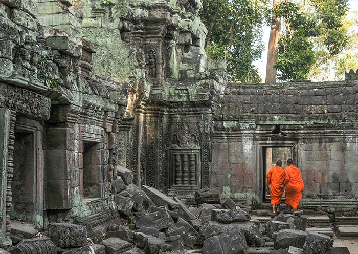 The Ta Prohm Amidst Jungle