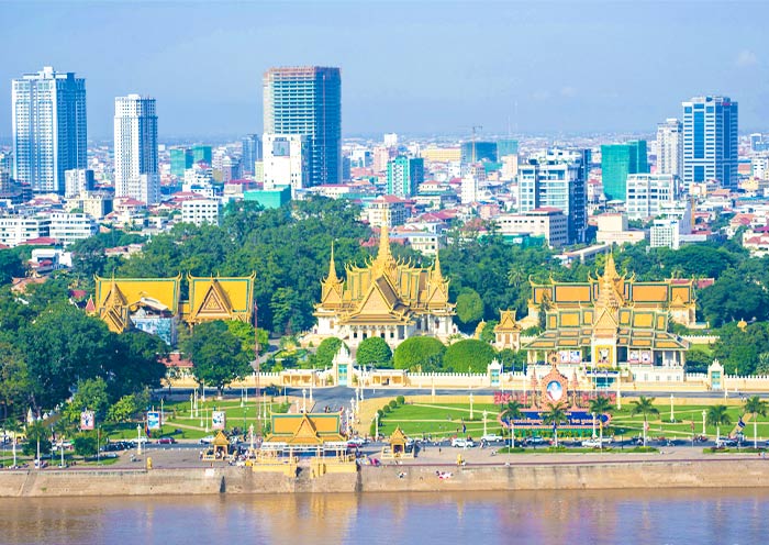 Phnom Penh Ciy View, Cambodia