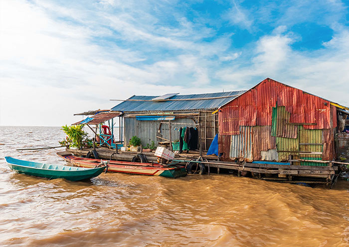 Floating Village at Tonle Sap Lake Floating Village at Tonle Sap Lake