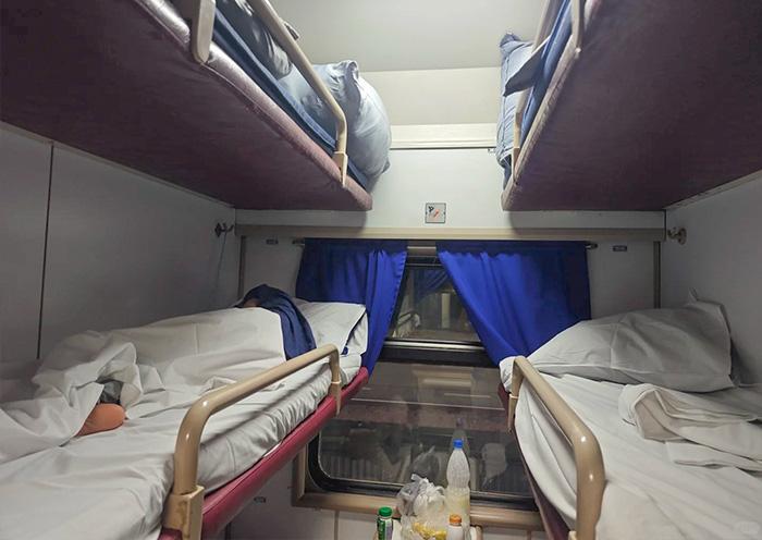 Almaty to Tashkent cross-border train