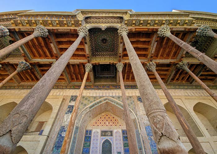 Bolo Hauz Mosque, Bukhara
