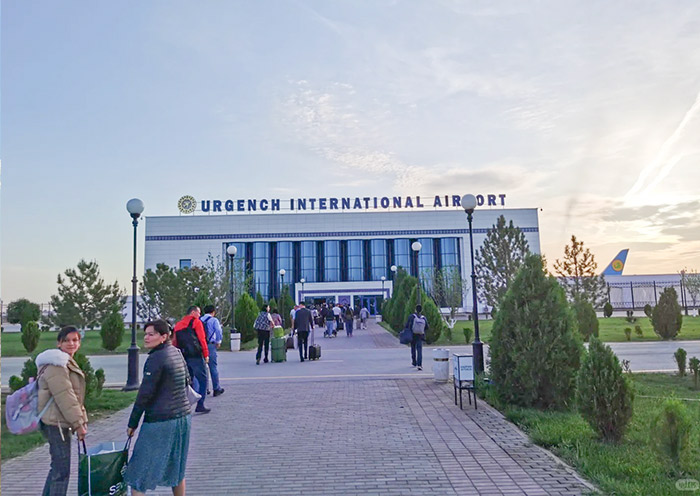 Urgench Airport near Khiva