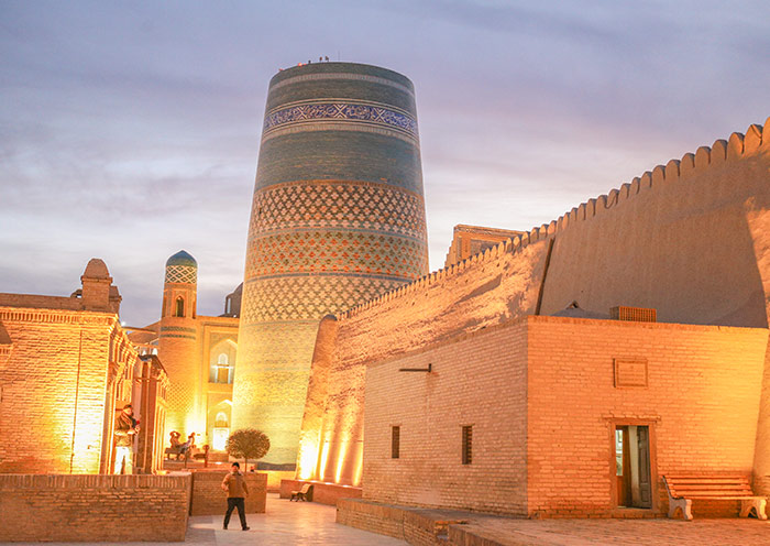 Khiva Old City at Night