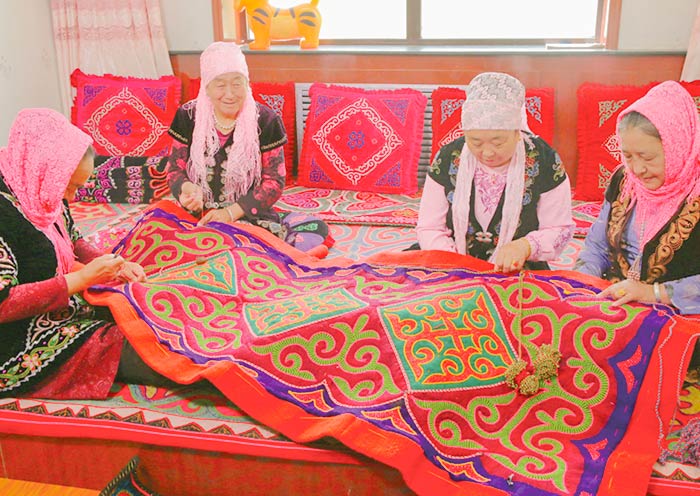 Felt Carpets Making in Kyrgyzstan