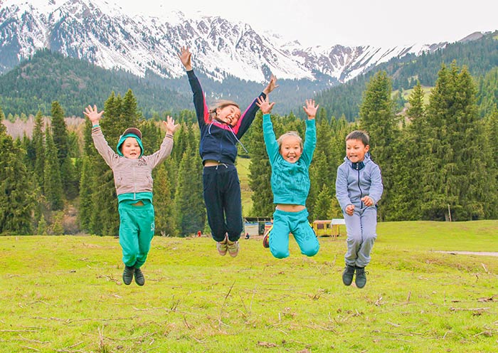 Kids in Kyrgyzstan 