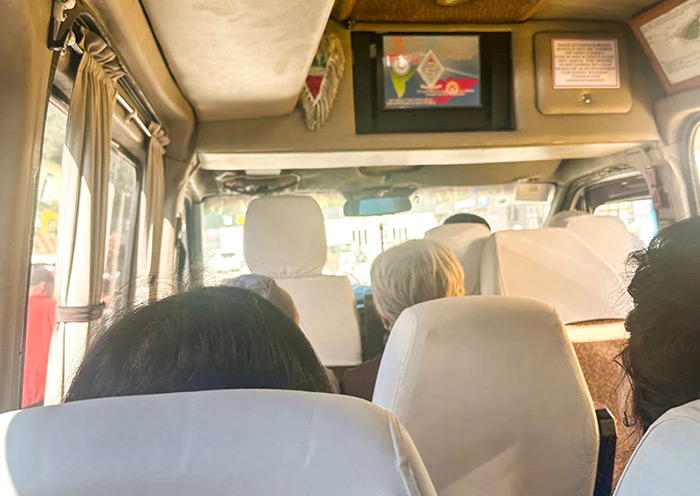 Marshrutka, a Mini Bus in Kyrgyzstan