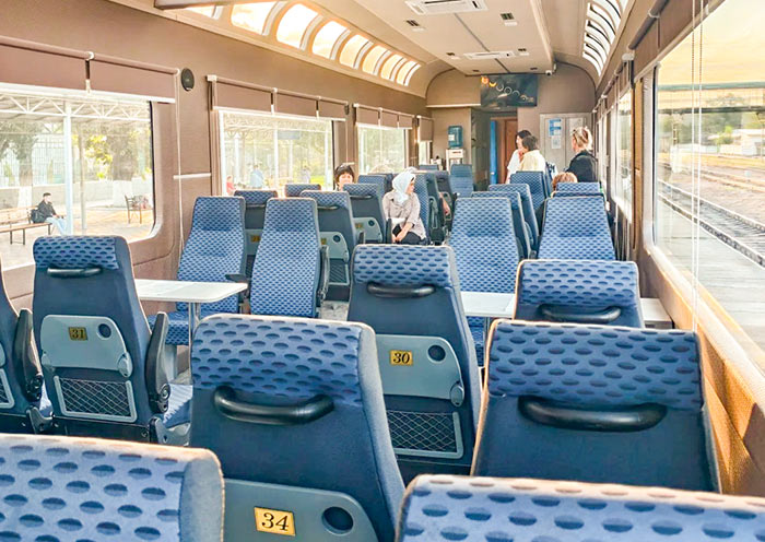 Train from Bishkek to Balykchy