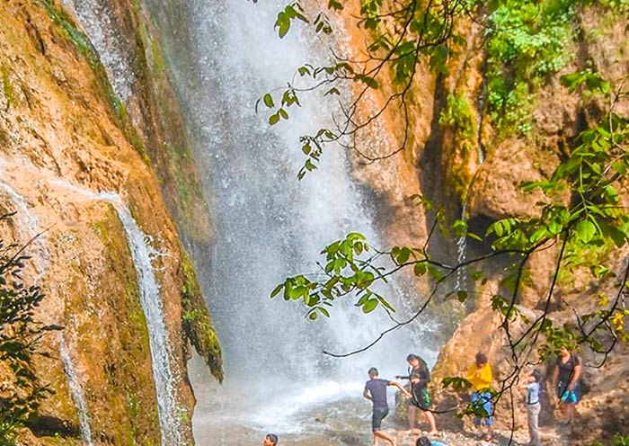 Waterfall Hidden in the Walnut Forests of Arslanbob