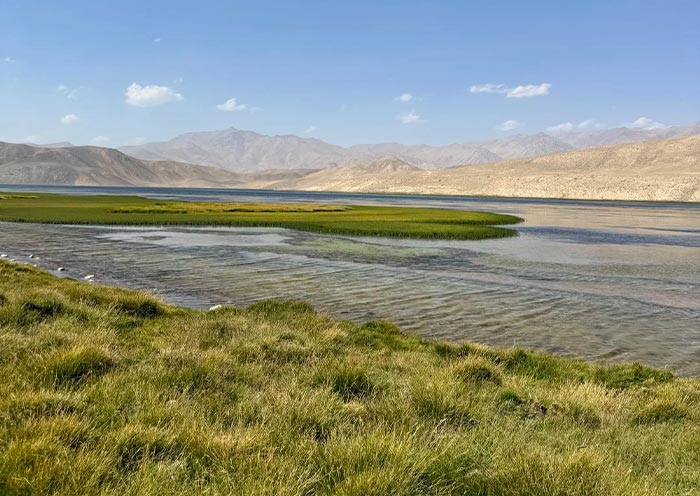 Bulunkul Lake alongside the Pamir Highway