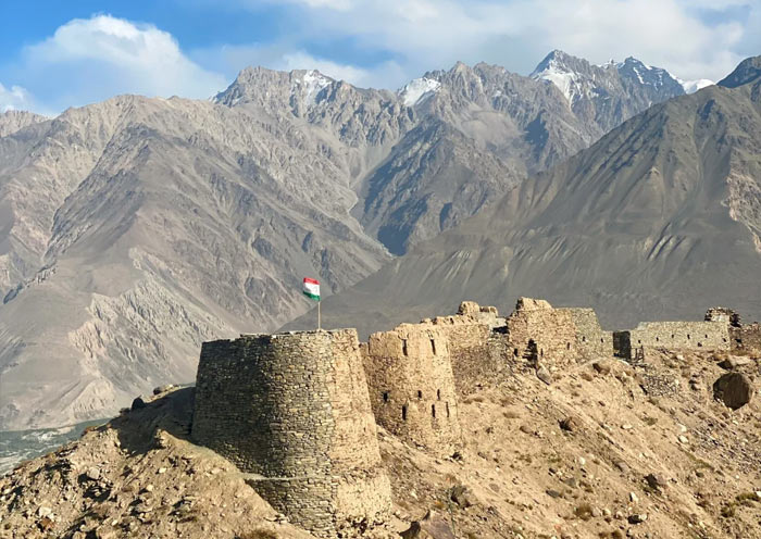 Yamchun Fort along side Pamir Highway