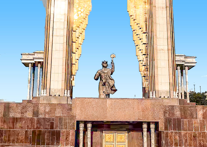 Statue Of Ismoil Somoni