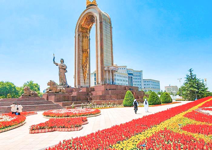 Statue Of Ismoil Somoni