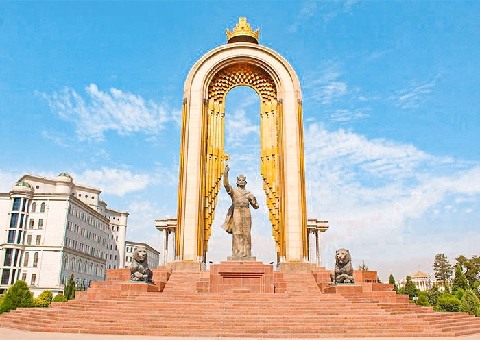 Statue Of Ismoil Somoni