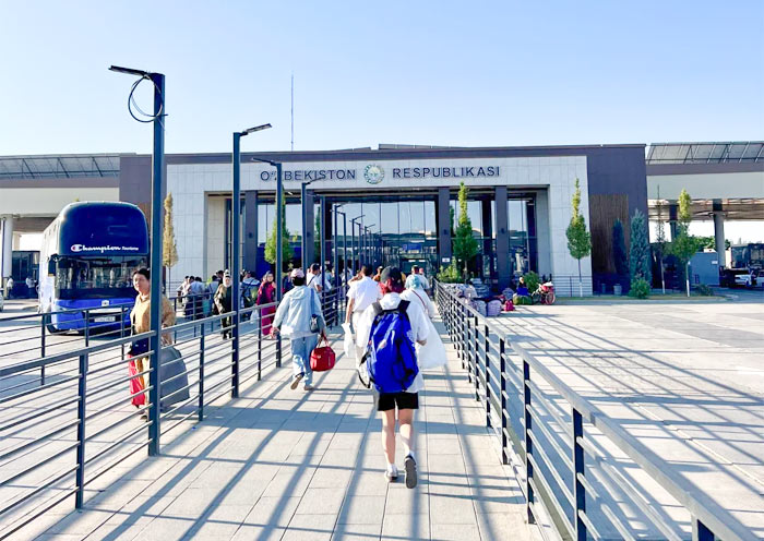 Border Crossing Between Tashkent and Shymkent
