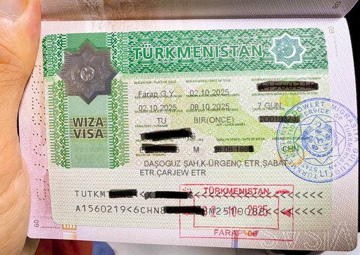 Turkmenistan Visa