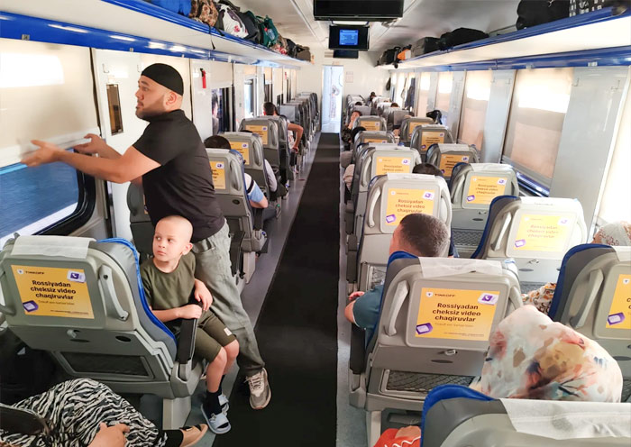 Uzbekistan High Speed Train Business Class
