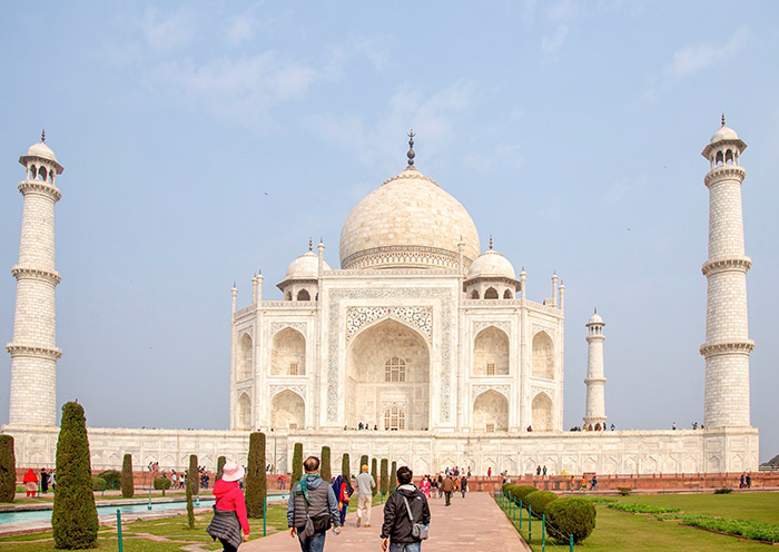 The Taj Mahal in Agra, India