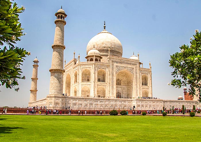The beautiful Taj Mahal in India