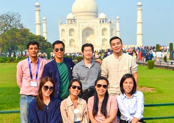 Our dear guests visited Taj Mahal in Agra