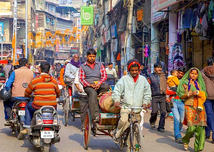 Chandni Chowk is renowned for its vibrant atmosphere