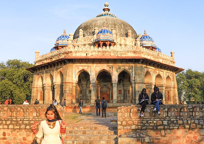 The Humayun's Tomb in New Delhi