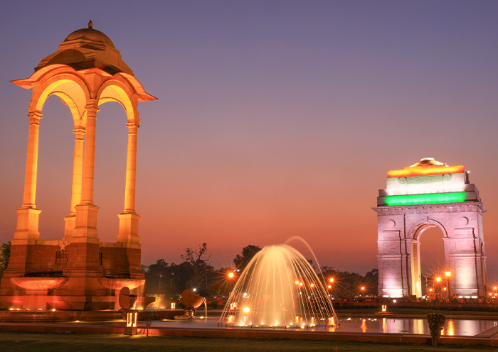India Gate night view