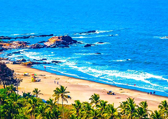 Baga Beach in Goa, India