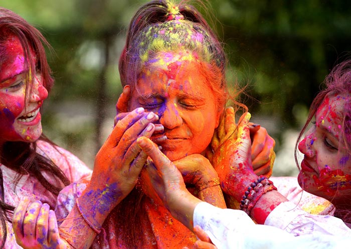 India Holi Festival in Jaipur
