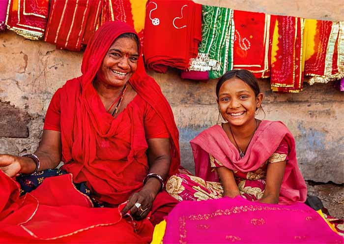 Smiling Indian Women