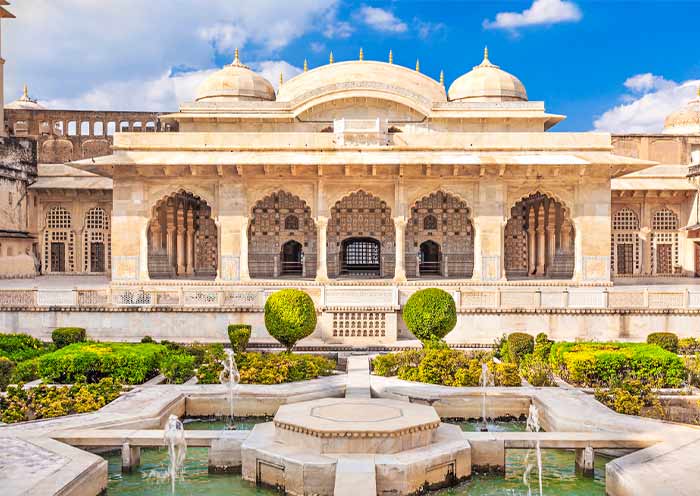 Sukh Niwas or Sukh Mahal (Hall of Pleasure) at Amber Fort